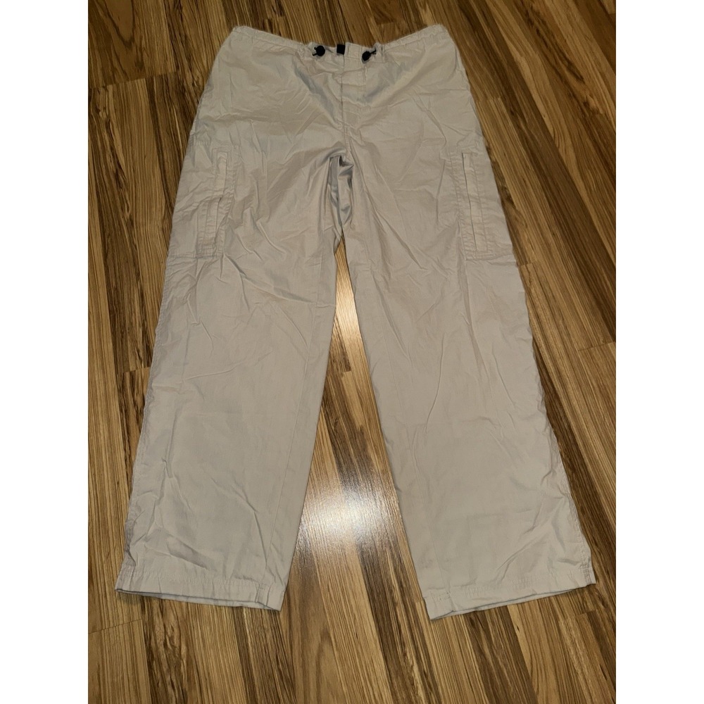 VTG Y2K‎ Old Navy Men's L Large Basic Baggy Khaki Pants Utility Style Cargo